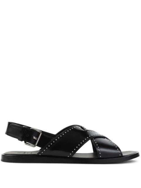 Church's Church's Women Stud-Embellished Crossover Flat Sandals