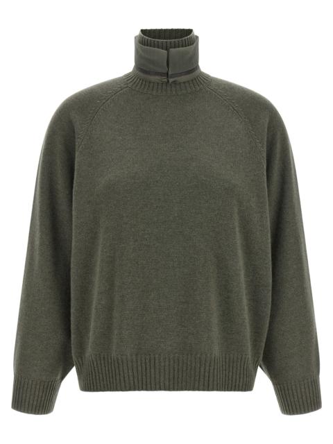 Brunello Cucinelli Brunello Cucinelli Women 'Monile' Insert Sweater