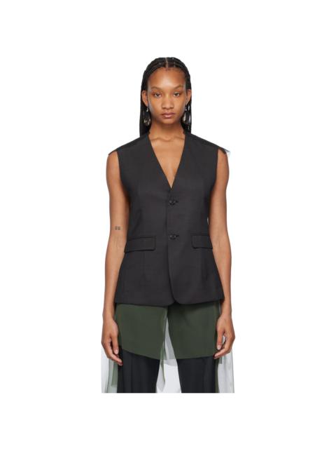 UNDERCOVER Gray Overlay Vest