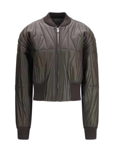 Moncler Moncler + Rick Owens Women Geocamo Leather Jacket Moncler + Rick Owens
