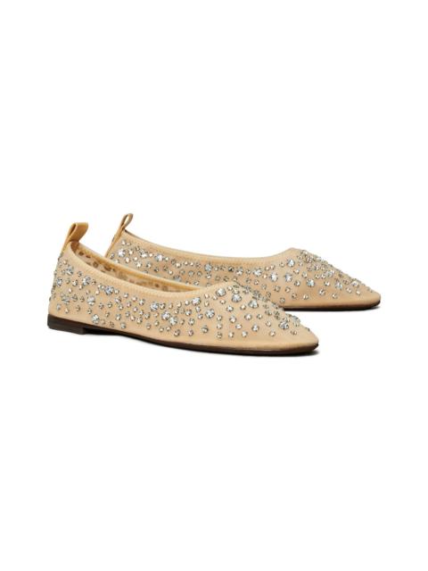 TORY BURCH Tory Burch Crystal Ballet Flat