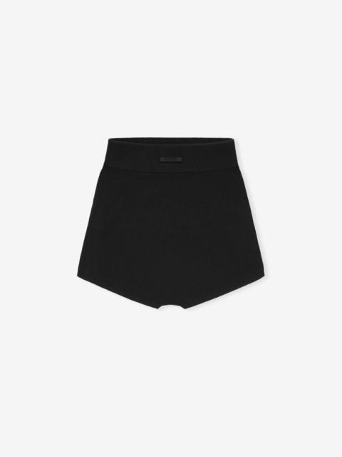 ESSENTIALS Womens Rib Boy Short