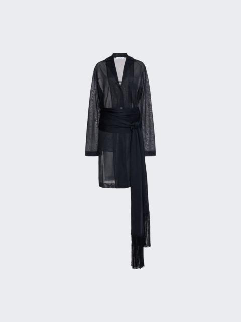 FERRAGAMO Jersey Duster New Navy