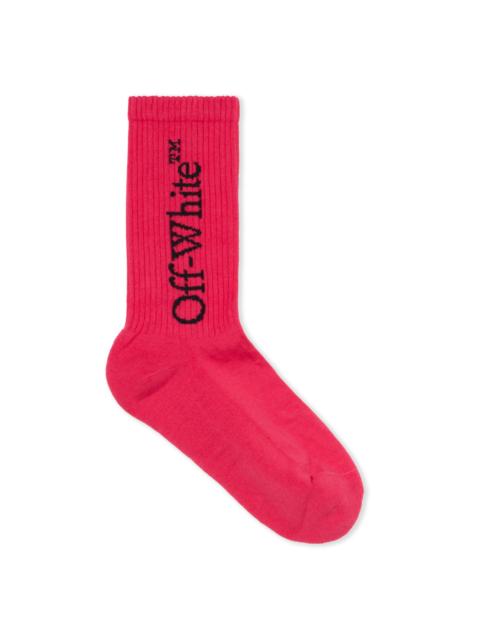 Off-White Mid Calf Socks