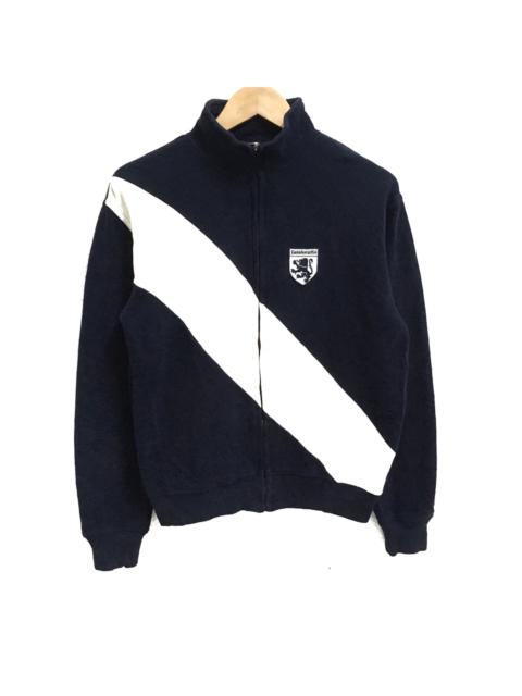 Other Designers Vintage - VINTAGE LAMBRETTA VESPA MOTORCYCLE ZIPPER SMALL LOGO SWEATER