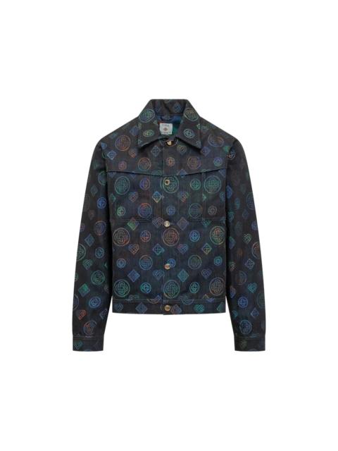 CASABLANCA Casablanca Blue Jackets - Denim Jackets Men