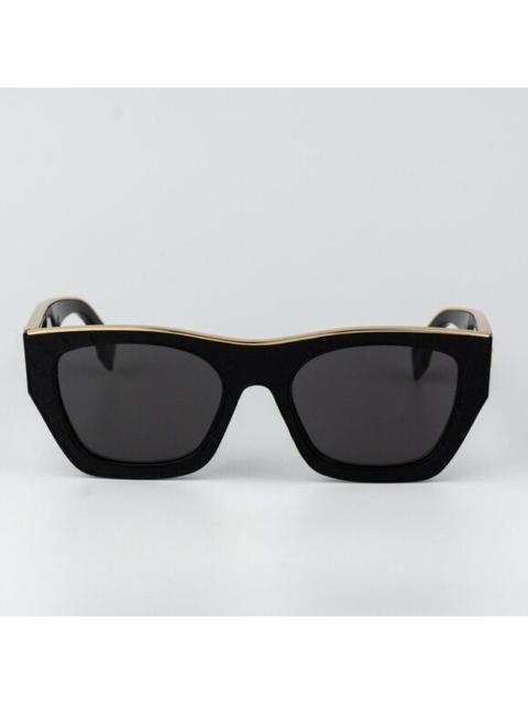 FENDI Fendi LEATHER LIMITED EDITION Men Sunglasses Square Black Grey FE40126I 01A