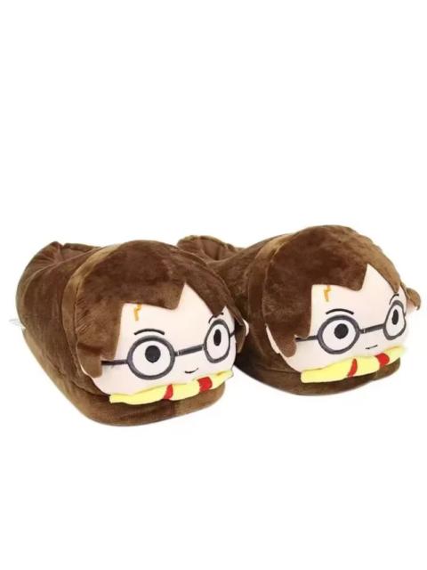 Other Designers Cute Anime Harry Potters Kawaii Plush Indoor Slippers Adult Kids Warm Shoes Home