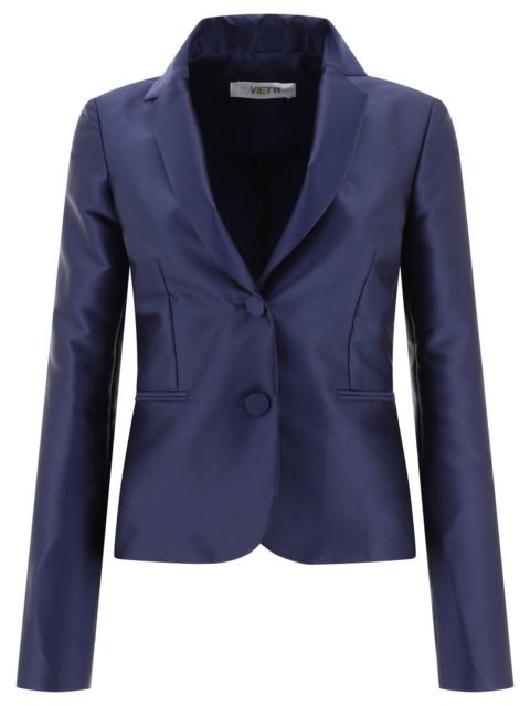 Other Designers F.it Satin Single-breasted Blazer