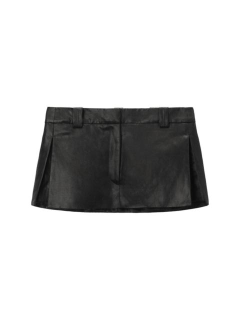 side-slit skort