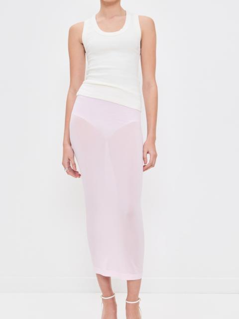 WARDROBE.NYC Sheer Tube Skirt