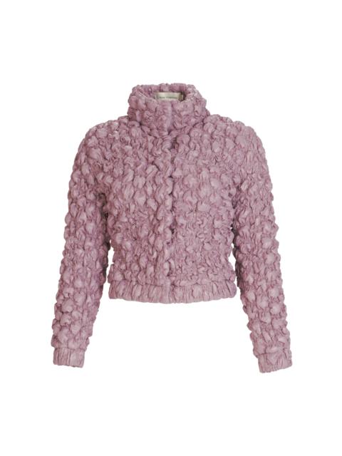 SILVIA TCHERASSI Zalta Quilted Jacket purple