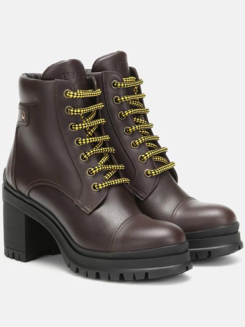 Prada Leather ankle boots