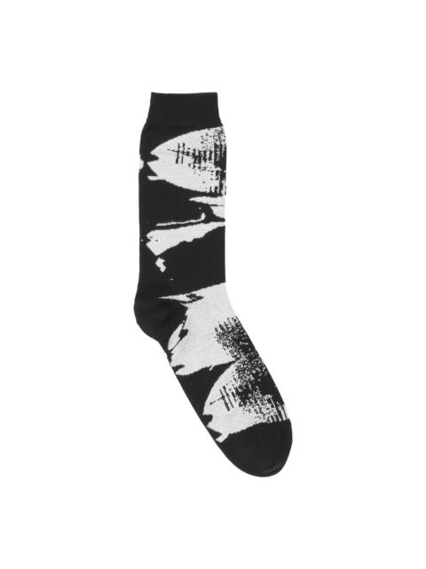 HENRIK VIBSKOV BUBBLE WRAP SOCKS HOMME - BLACK BUBBLE