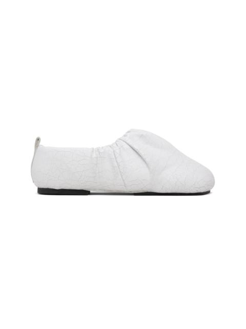 YUME YUME White Wrinkled Loafers