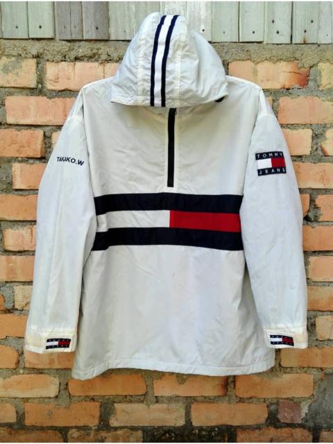 Other Designers Vintage - Tommy Hilfiger/ Tommy Jeans Jacket Hooded Big Logo