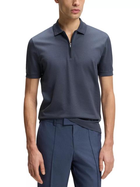 BOSS H Paras Quarter Zip Polo Shirt