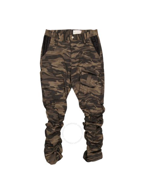 Other Designers 2000 Archives Ladies Camo Shirring Cargo Pants