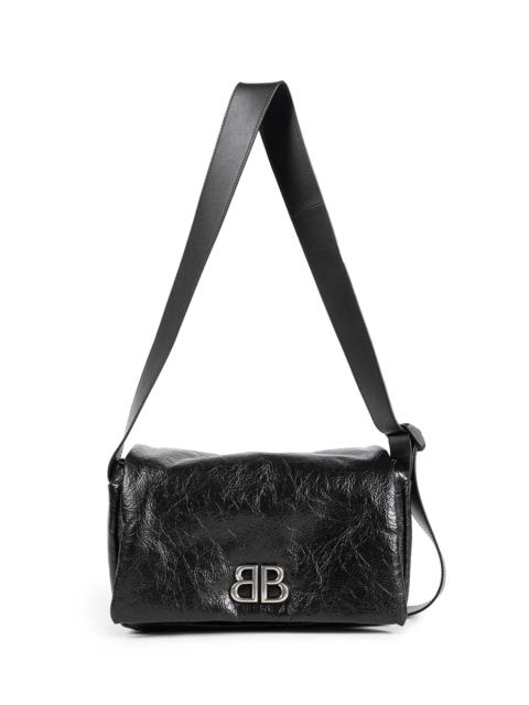 BALENCIAGA Monaco Flap Messenger Bag