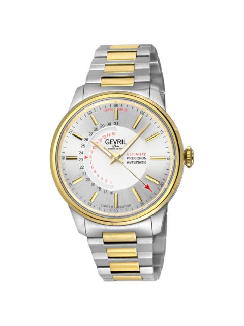 Other Designers Gevril Guggenheim Automatic Silver Dial Men's Watch 49207B