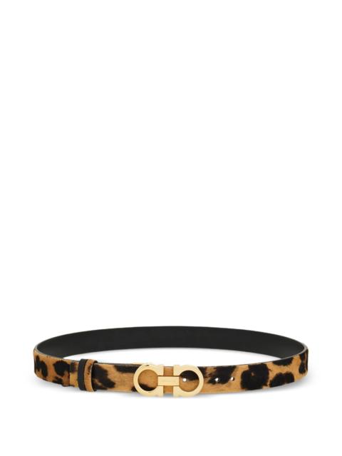 FERRAGAMO adjustable Gancini belt