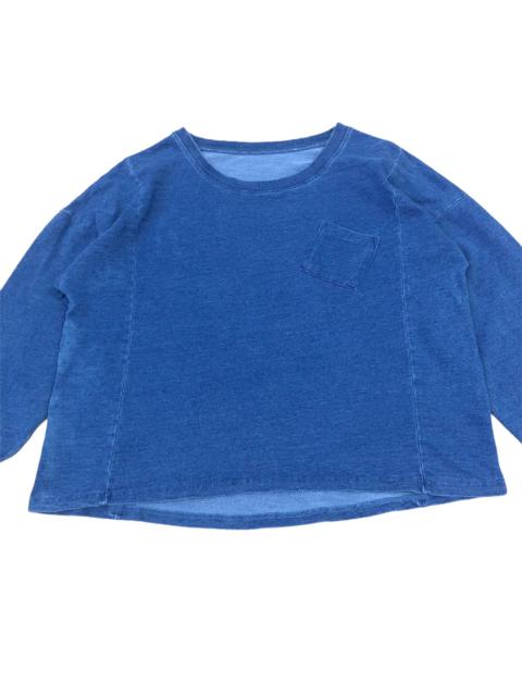Other Designers Indigo - Vintage Indigo Light Sweatshirt Kapital Style Design
