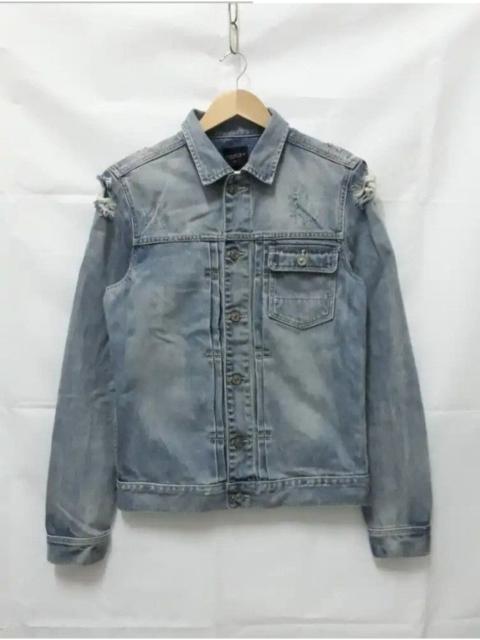 Industrie Stonewash distressed denim jacket