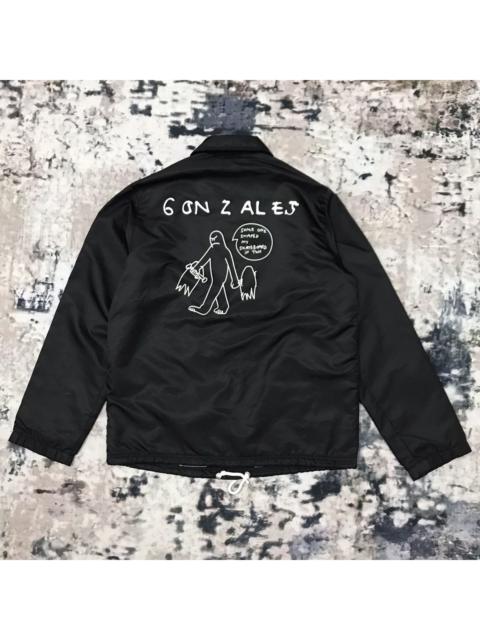 Other Designers Vintage Mark Gonzales Parody MLBStarter Backhit Coach Jacket