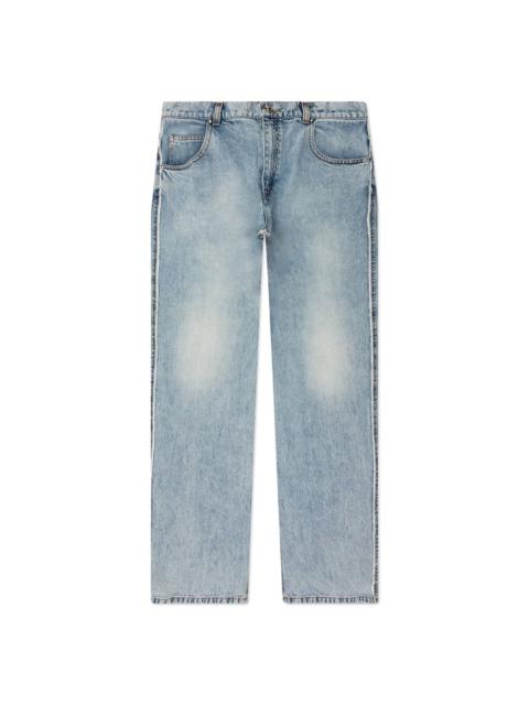 Balmain LOOSE VINTAGE WASH DENIM PANTS - BLEU JEAN CLAIR