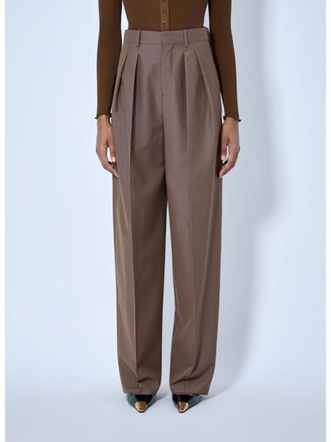 SAINT LAURENT Saint Laurent Women Wool Blend Wide-Leg Pants