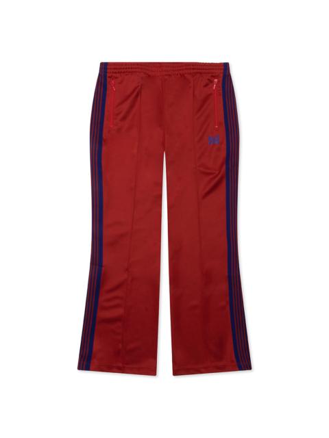 NEEDLES POLY SMOOTH BOOT CUT TRACK PANT - RED