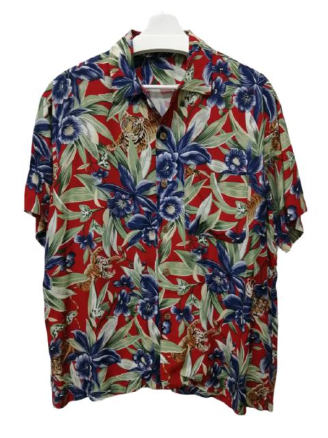 Other Designers Rare - Japanese Brand Hawaiian Shirt Tiger Rayon Shirt