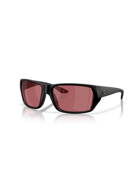 Other Designers Costa Del Mar TAILFIN Rose Polarized Glass Rectangular Men's Sunglasses 6S9113 911314 57