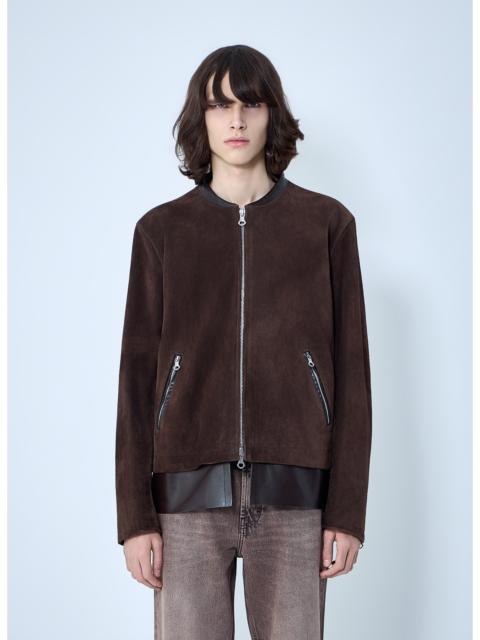 Our Legacy Our Legacy Men Drift Zip-Dastening Suede Jacket