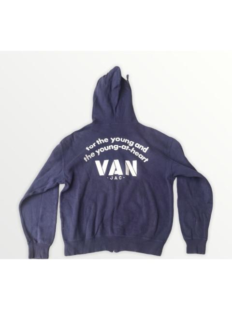 Other Designers Japanese Brand - Vintage Van Jac Back Hit Logo Hoodie