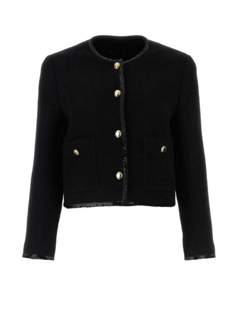 Miu Miu Women Black Tweed Blazer