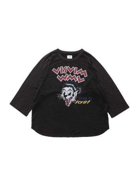visvim GRIDIRON TEE L/S (SUPERFINE) W BLACK