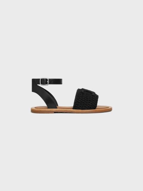 CELINE Celine Lympia Triomphe Sandals