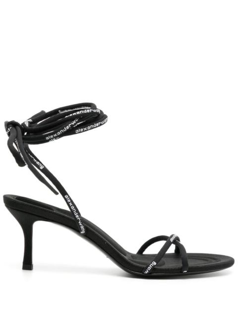 ALEXANDER WANG HELIX 65 STRAPPY SANDAL SHOES