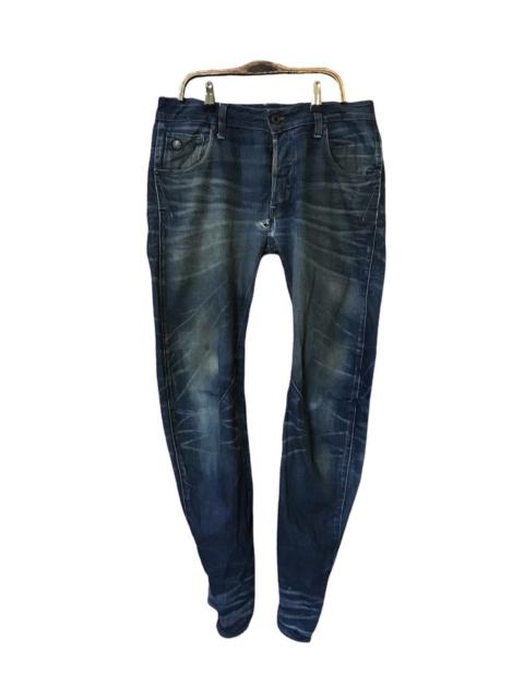 Other Designers G Star Raw Arc 3D Slim Distressed Tapered Jeans