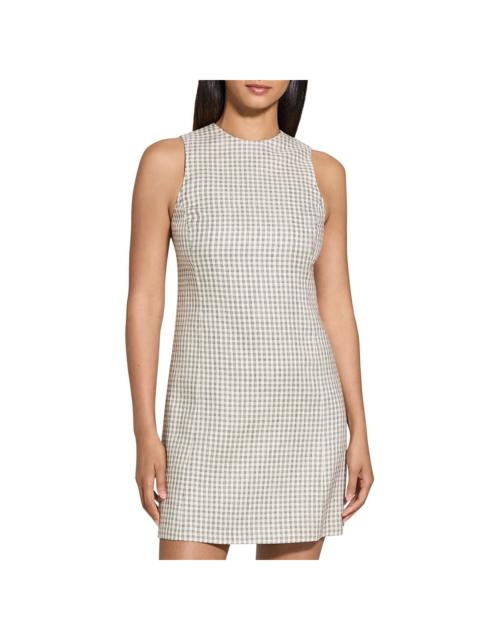 Theory Theory Easy Flare Linen-Blend Dress