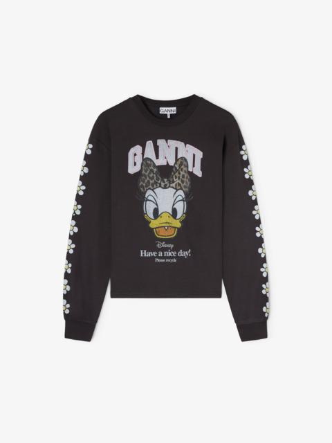 GANNI GANNI X DISNEY DAISY DUCK BLACK LONG SLEEVE