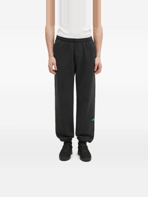 stretch-cotton track pants