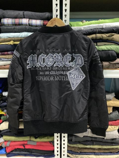 Seditionaries - More Core Division Anarchy Embroidery Logo Bomber Jacket
