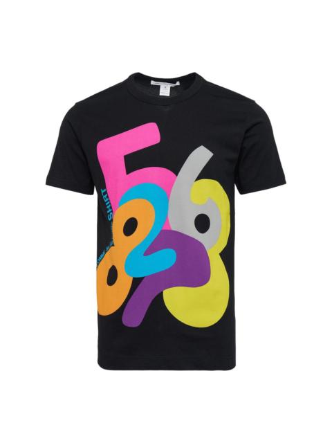 Comme des Garçons SHIRT Digital Print Color-Block Tee