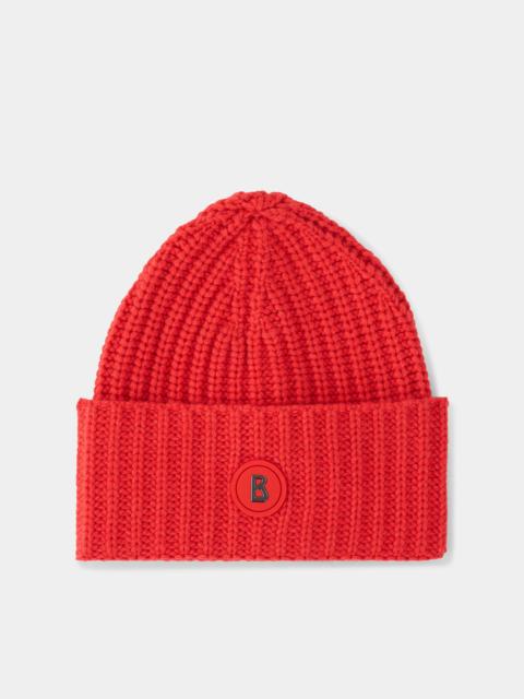 BOGNER Kilian knitted cashmere hat in Red