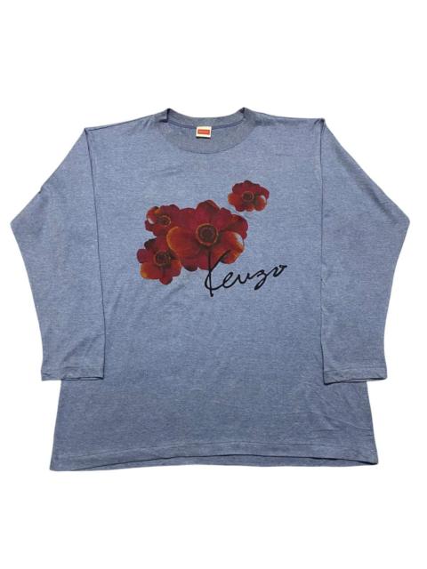 KENZO Vintage Kenzo Flower Shirt Longsleeve