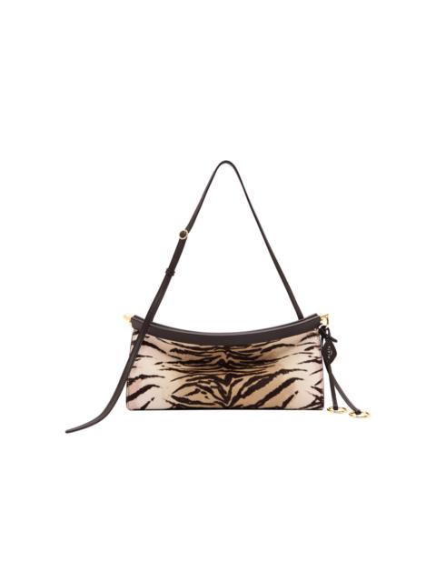 Alaïa Le Click Medium Pony Hair E/W Shoulder Bag animal