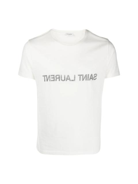 SAINT LAURENT Saint Laurent Neutrals T-Shirts & Vests - T-Shirts Men