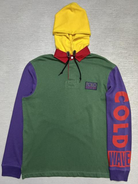 Polo Ralph Lauren Polo Ralph Lauren - ‘Snow Beach’ Hooded Rugby 1993 Pullover